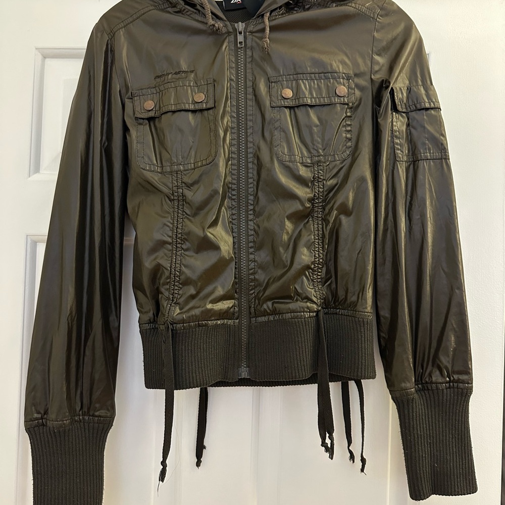 Brown Hooded Jacket